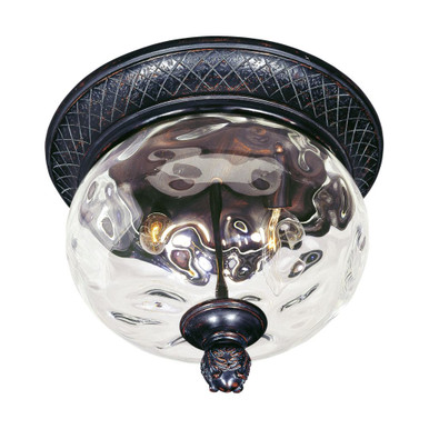 Carriage House Vx 2 Light 12 Inch Wide Outdoor Flush Mount by Maxim - 40429WGOB