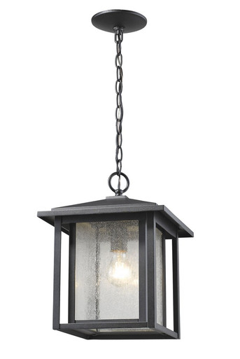Aspen 1 Light Small Outdoor Pendant by Z-Lite - 554CHB