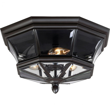 Newbury 3 Light 15.25 Inch Wide Flush Mount by Quoizel - NY1794