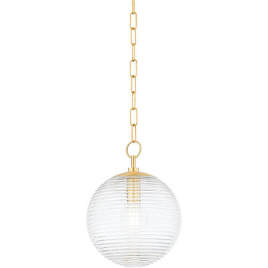 Sara 1 Light Small Pendant by Mitzi - H815701S-AGB