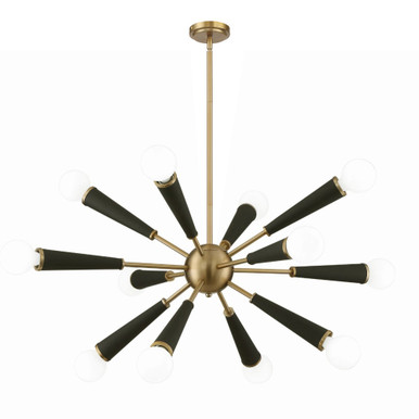 Zodiac 12 Light Large Chandelier by Crystorama - 3812