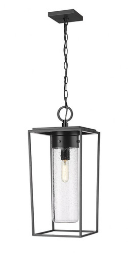 Sheridan 1 Light Small Outdoor Chain Mount Pendant 23 Inch Tall by Z-Lite - 594CHB-BK