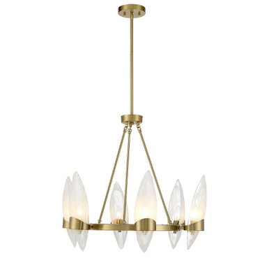 Nouvel 6 Light Large Chandelier by Savoy House - 1-5500-6-322