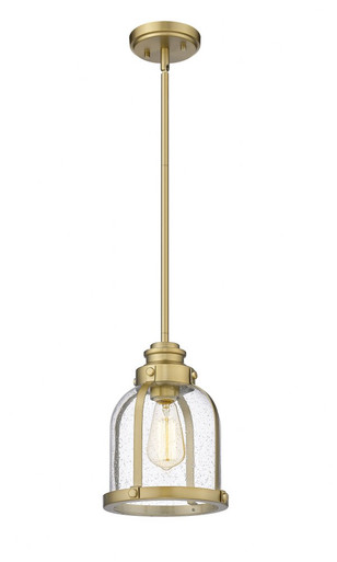 Burren 1 Light Small Pendant by Z-Lite 337MP-HBR - 337MP-HBR