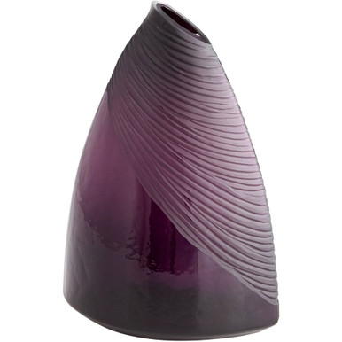 14.5 Inch Large Mount Amethyst Vase by Cyan - 07337