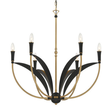 Miller 6 Light Chandelier 30.25 Inch Tall X 28.25 Inch Wide by Minka Lavery - 5696-782