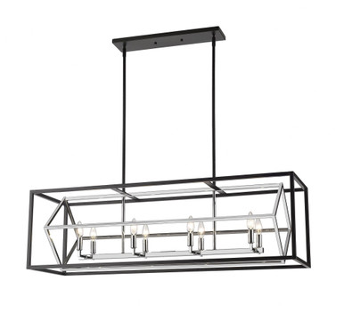 Euclid 8 Light Island/Billiard 13 x 13 Inches Wide by Z-Lite - 457-8L