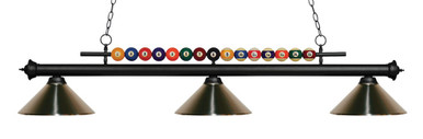 Shark 3 Light Island/Billiard 16 x 15 Inch by Z-Lite 170MB-MBN - 170MB-MBN