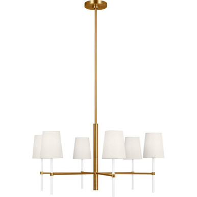 Kate Spade New York 6 Light Large Chandelier by Visual Comfort Studio - KSC1086