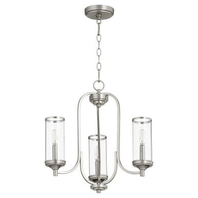 Collins 3 Light Small Chandelier by Quorum - 6044-3
