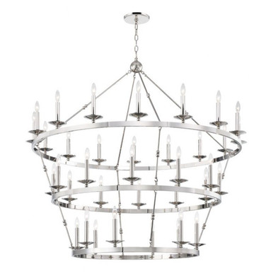 Allendale 36 Light Chandelier 54.25 x 58 Inch Wide by Hudson Valley - 3258-PN