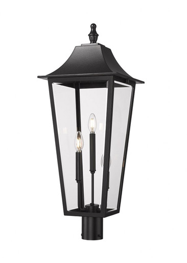 Gannon 3 Light Outdoor Post Mount 31.5 x 12 Inches by Z-Lite - 5008PHXLR-BK