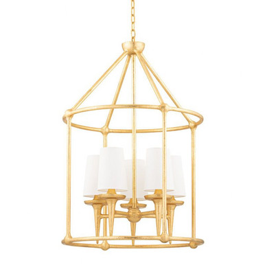 Torch 5 Light Lantern 36.75 x 25 Inches by Hudson Valley by Hudson Valley - 6625-GL