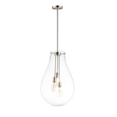 Gourd 3 Light Medium Pendant by Maxim - 10164CLSN