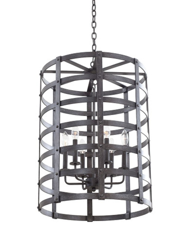 Townsend 6 Light Large Pendant by Kalco - 7404VI