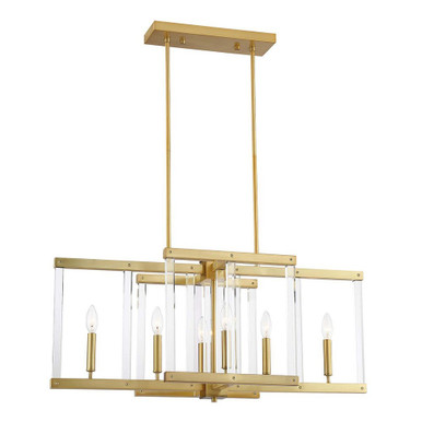 Regent 6 Light Chandelier 16 x 14 Inches by Zeev  - CD10296-6-PB