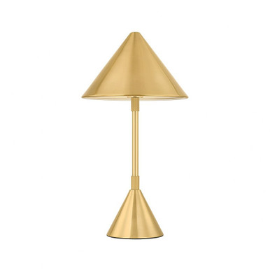 Salma 6W 1 LED Rechargeable Table Lamp 14.5 Inch Tall by Hudson Valley - L7115-AGB