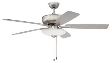 Hastings 5 Blade Ceiling Fan with Light Kit 52 Inch Wide by Craftmade - HST52BN5