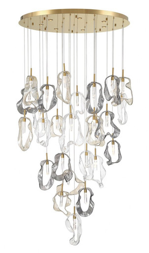 Norah 80W 33 LED Chandelier 16.5 Inch Tall and 39 Inch Wide by Eurofase - 49238