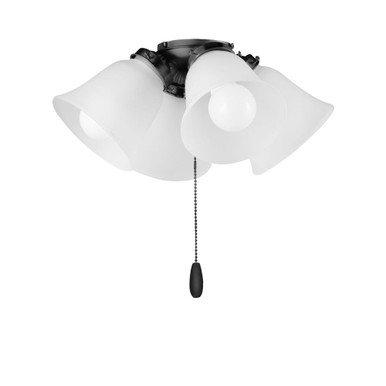 Accessory 36W 4 LED Ceiling Fan Light Kit by Maxim - FKT210FTBK