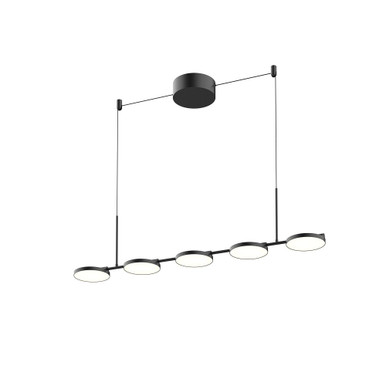 Novel 42W LED Linear Pendant 1.13 Inch Tall and 5.25 Inch Wide by Kuzco - LP72237-BK-UNV