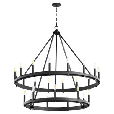 Aura 25 Light Oversized Chandelier by Quorum - 611-25-69