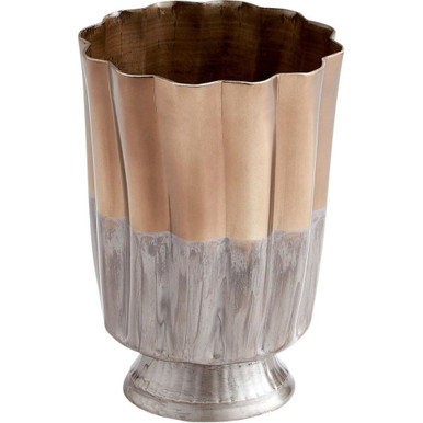Twin Tones 9.5 Inch Vase by Cyan - 10692