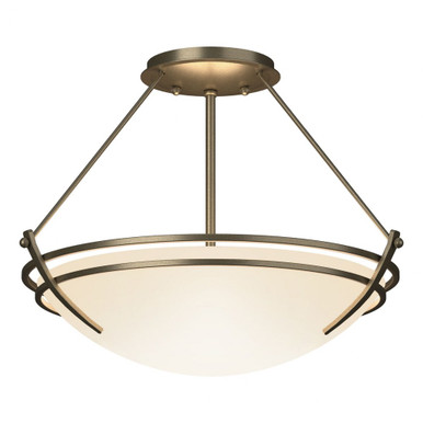 Tryne 2 Light 16.4 Inch Wide Small Semi Flush Mount by Hubbardton Forge - 124422