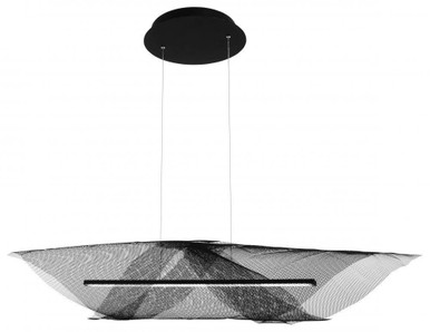 Alambre 24W 1 LED Light Small Island Pendant by George Kovacs - P8564-0-66A-L