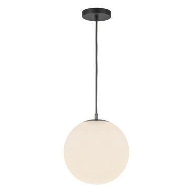 Marco 15W LED Wire Pendant 13.38 Inch Tall and 11.88 Inch Wide by Kuzco - PD43612-BK/OP-5CCT-UNV