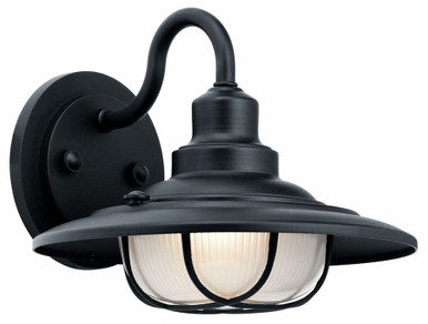 Harvest Ridge 1 Light Outdoor Wall Mount 11 Inch Wide by Kichler - 49691bkt