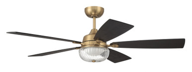 Chandler 5 Blade Ceiling Fan with Light Kit 52 Inches Wide by Craftmade - CHS52