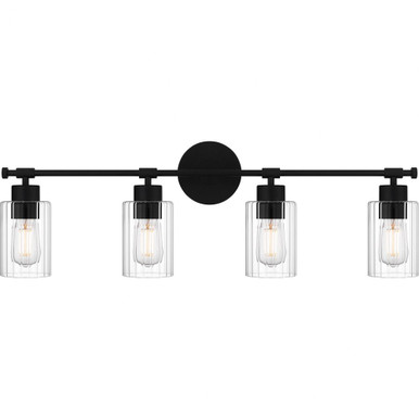 Caputo 4 Light Vanity Light by Quoizel - CAP8632MBK