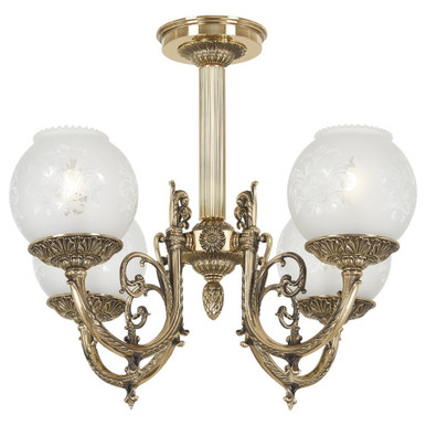 4 Light 21 Inch Wide Semi Flush Mount by Minka Metropolitan - N801904