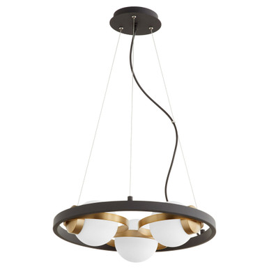 Nimbus 3 Light Small Chandelier by Quorum - 606-3-6980