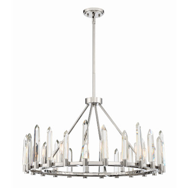 Watson 8 Light Large Chandelier by Crystorama - wat-b2008-pn
