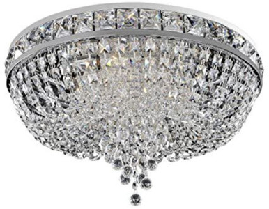 Cascata 4 Light 18 Inch Wide Flush Mount by Allegri - 027340-010-FR001