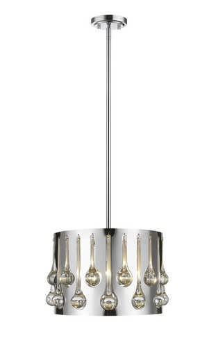 Oberon 3 Light Medium Pendant by Z-Lite - 453-13CH