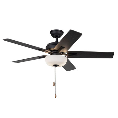 Erikson Five Blade Ceiling Fan with Light Kit 52 Inches Wide by Kuzco - CF78752-LKP