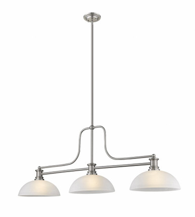 Melange 3 Light Chandelier 21 x 13.25 Inch by Z-Lite - 725-3BN-DWL14