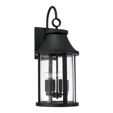 Bridger 4 Light Outdoor Wall Lantern by Capital - 953641BK