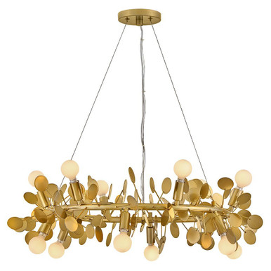 Lolli 60W 12 LED Chandelier 10.5 Inch Tall and 30 Inch Wide by Lark - 84406