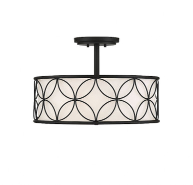 Reid 4 Light 20 Inch Wide Semi Flush Mount by Savoy House - 6-1953-4
