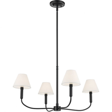 Eadie 4 Light Medium Chandelier 15 Inch Tall and 30.75 Inch Wide by Kichler - 52766