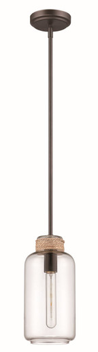 1 Light Small Pendant 55 Inch Tall by Craftmade - P435ESP1