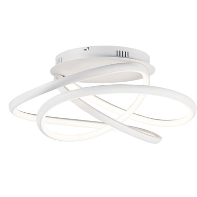 Twisted 52W 1 LED 24.5 Inch Wide Flush Mount by ET2 - E30640-MW
