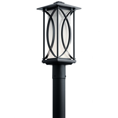Ashbern 7.5W 1 Led Outdoor Post Mount 19 x 7.75 Inch by Kichler - 49976BKTLED