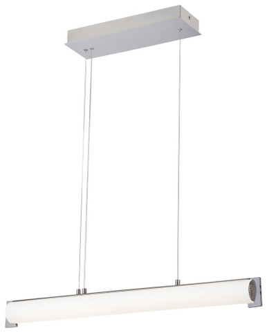 Tube 1 LED Light Mini Island Chandelier by George Kovacs - P1151-084-L