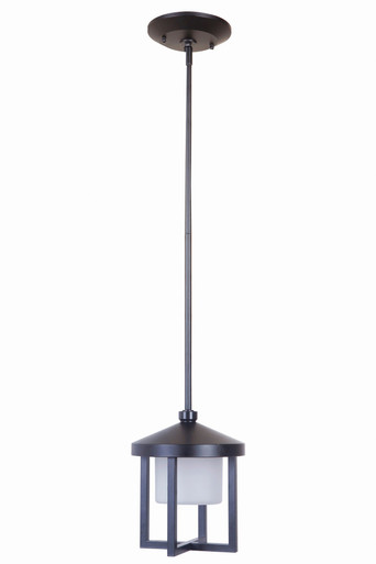 Alta 8.5W 1 LED Light Small Outdoor Pendant by Craftmade - Z9211-MN-LED