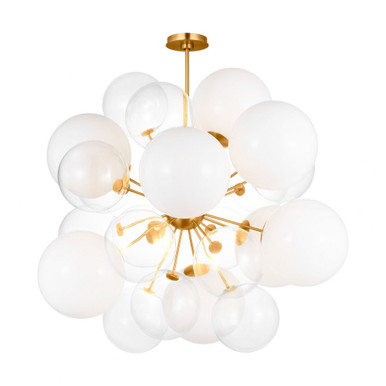 Aria 9 Light Oversized Chandelier by Visual Comfort Studio - KSC1119BBS
